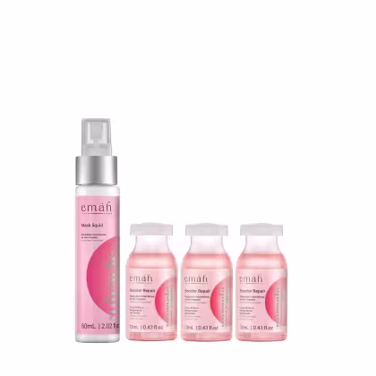 Kit Emáh Hair Care Miracle Repair Four Boost, 4 produtos.