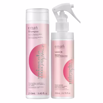 Kit Emáh Hair Care Miracle Repair Duo Treatment, 2 produtos.
