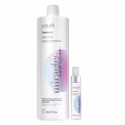 Imagem do produto Kit Emáh Miracle Nutrition Salon Lux (2 Produtos)
