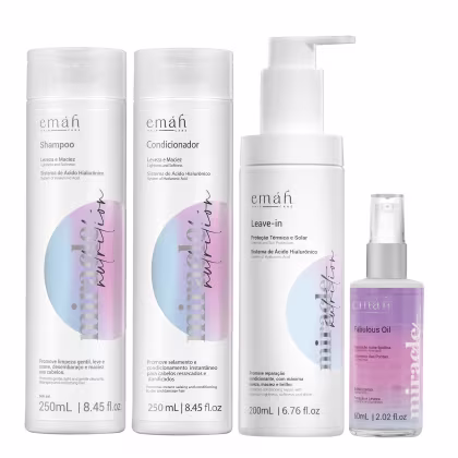 Kit Emáh Miracle Nutrition Day Care com 4 Produtos