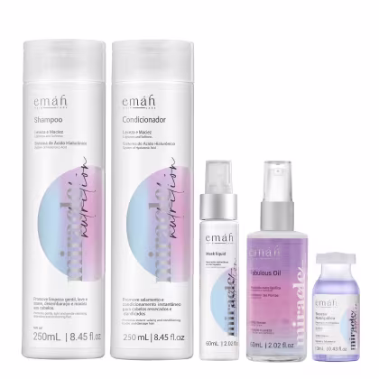 Kit Emáh Miracle Nutrition 14 com 5 Produtos