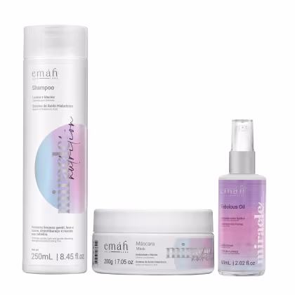 Kit Emáh Miracle Nutrition 18 com 3 Produtos