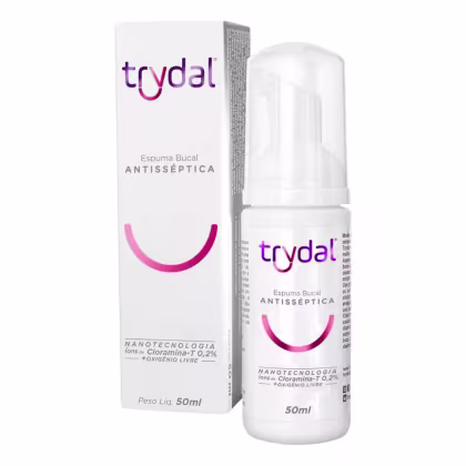 Espuma Bucal Antisséptica da marca Trydal.