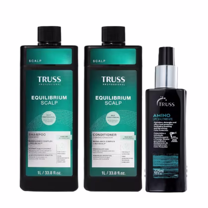 Imagem do produto Kit Truss Equilibrium Scalp - Shampoo 1L + Condicionador 1L + Amino Liponutriente 225ml