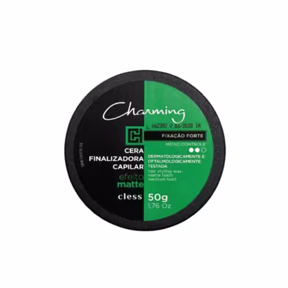 Imagem do produto Cless Charming Cera Finalizadora Fixação Forte Efeito Matte 50g