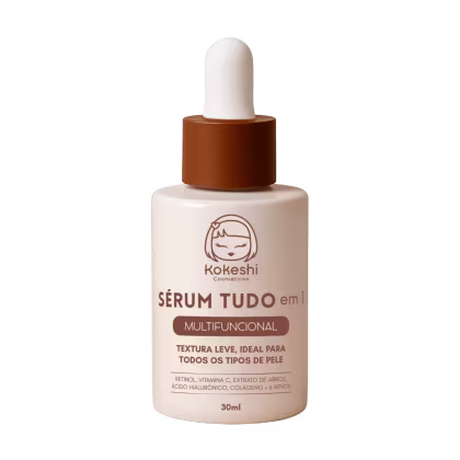 Imagem do produto Sérum Tudo em 1 Kokeshi 10 Ativos Poderosos 30ml Eficácia Comprovada