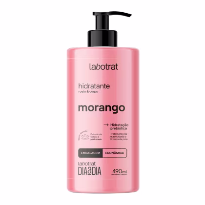 Imagem do produto Hidratante Morango Dia A Dia Facial Corporal Labotrat 490ml