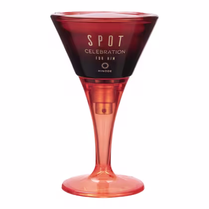 Perfume masculino em frasco com formato de copo de drink