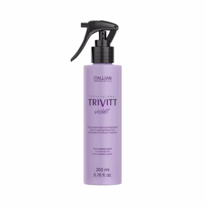 Imagem do produto Fluido Capilar Para Escova Matizante Trivitt 200ml – Reduz o Amarelado e Prolonga o Liso dos Fios