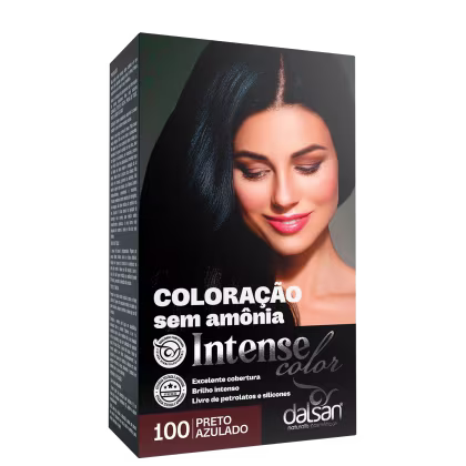 Imagem do produto Dalsan Cosméticos Intense Color 100 Preto Azulado - Tonalizante 