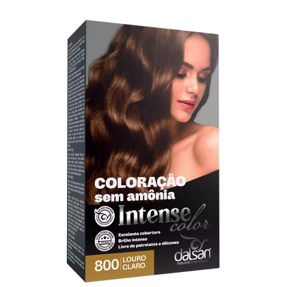 Imagem do produto Dalsan Cosméticos Intense Color 800 Louro Claro - Tonalizante