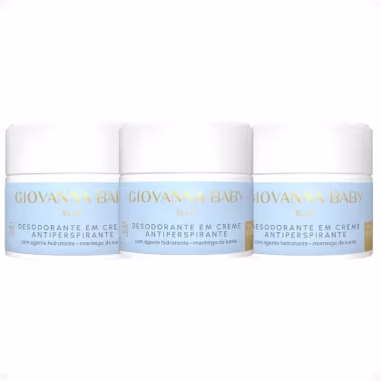 Imagem do produto Kit Giovanna Baby Blue: 3 Desodorantes em Creme Antiperspirante 55g