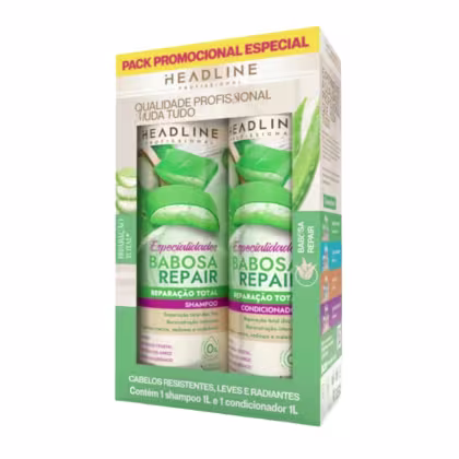 Imagem do produto PACK SH & COND - LINHA BABOSA HEADLINE 1000ML - SOUL POWER
