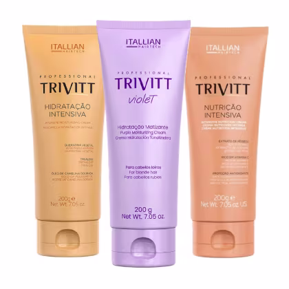 Imagem do produto Kit Trivitt 3 Máscaras Capilares Hidratação Intensiva, Nutrição Intensiva e Hidratação Matizante