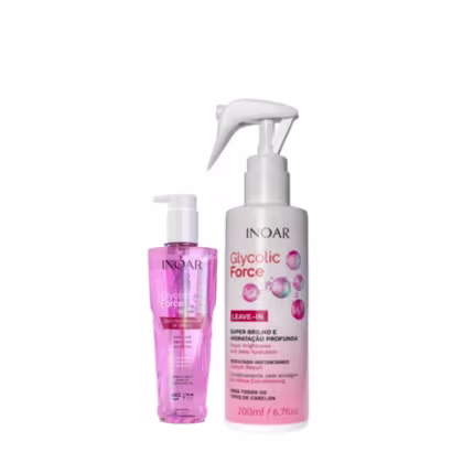 Imagem do produto Inoar Glycolic Force Kit Tratamento 2 Produtos
