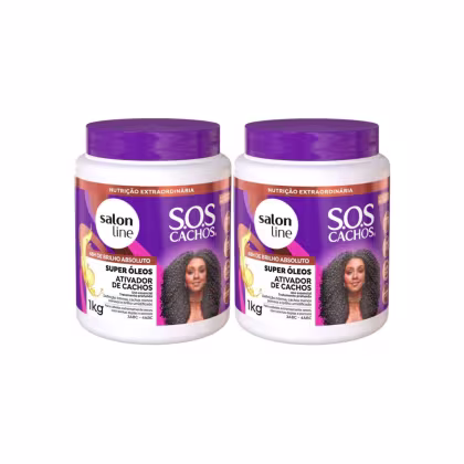 Imagem do produto Salon Line S.O.S Cachos Super Óleos Kit 2 Ativador 1L