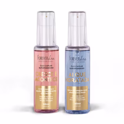 Imagem do produto Kit Óleos Superpoderosos Crescimento e Hidratação Forever Liss