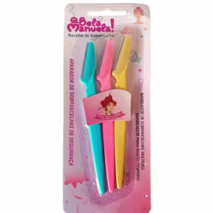 Imagem do produto Navalhas para Sobrancelha (3 Unidades) - QBela Manuela!