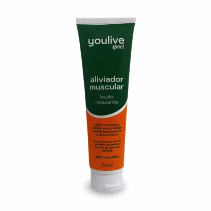 Loção Corporal Relaxante youlive Aliviador Muscular, 150ml.