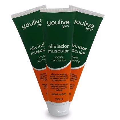 Kit youlive Sport Aliviador Muscular, 3 unidades.