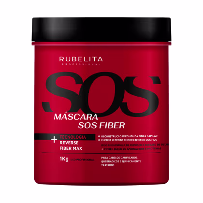 Imagem do produto Máscara Sos Fiber 1Kg Rubelita Professional