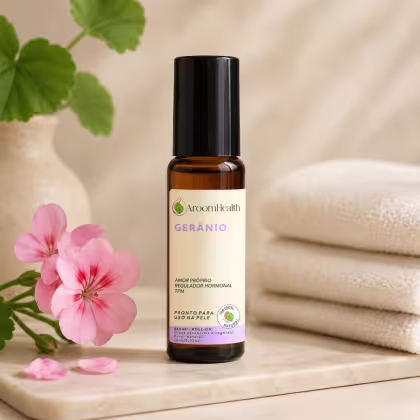 Imagem do produto Blend Óleo Essencial Gerânio Roll on 10 ml Fórmula Exclusiva