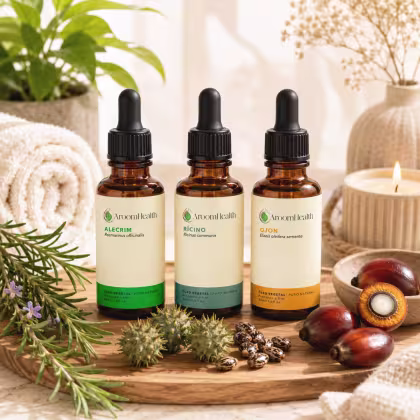 Imagem do produto Kit óleos vegetais de Alecrim, Semente de Ojon/Batana e Rícino - 30 ml cada