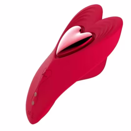 Imagem do produto Vibrador Calcinha Com Controle Sem Fio Heart - Vermelho
