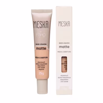 Imagem do produto BASE MESKA LÍQ. MATTE BY FAND COSMÉTICOS 25G Cor 12
