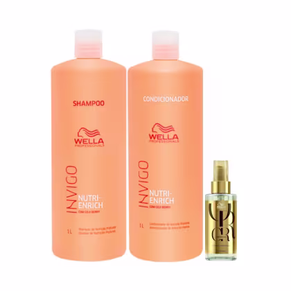 Imagem do produto Kit Wella Professionals Invigo Nutri-Enrich Duo Oil (3 produtos)