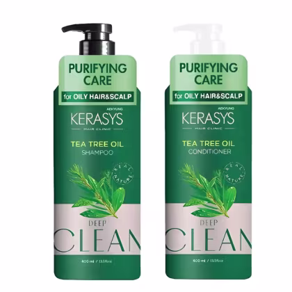 Imagem do produto Kerasys - Tea Tree Oil - Duo Kit 400ml (Shampoo + Condicionador)