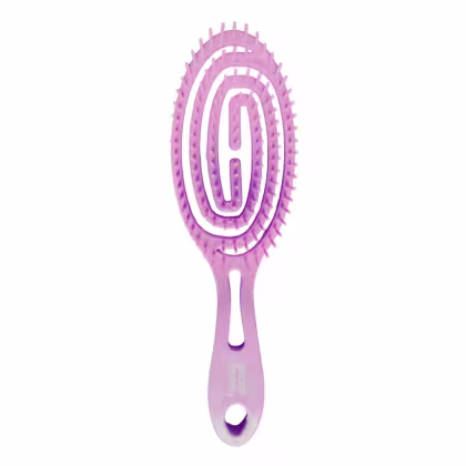 Imagem do produto Escova Flex Oval Beauty Secret Desembaraço Dos Fios Roxa