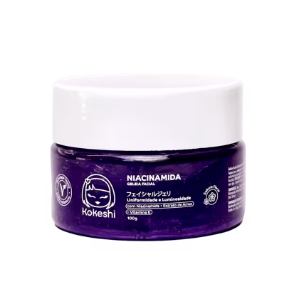 Imagem do produto Geleia Hidratante Facial Niacinamida Anti Ruga 100g Kokeshi