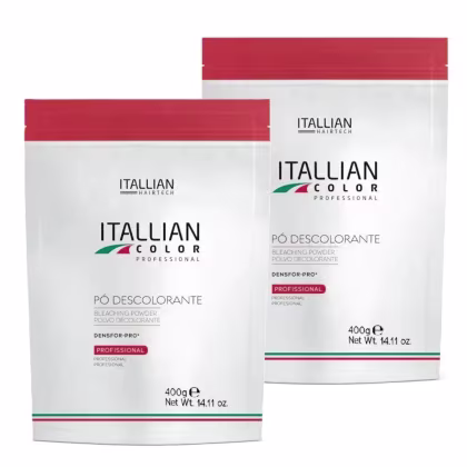 Imagem do produto Kit 2 Pó Descolorante Profissional Itallian Color (2x 400g) Pouch