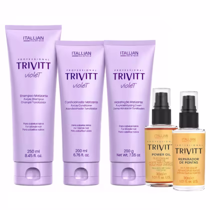Imagem do produto Trivitt Matizador Profissional: Trio Matizante + Power Oil + Reparador 30ml