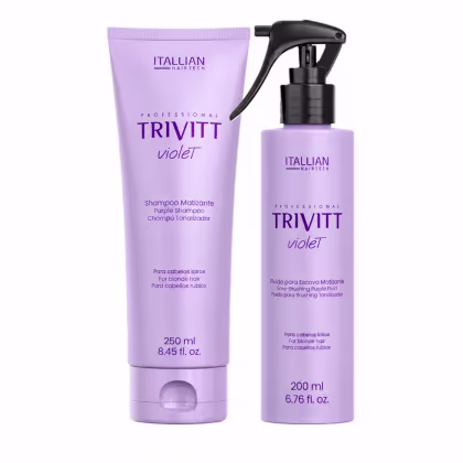 Imagem do produto Trivitt Shampoo Matizante 250ml + Fluído Matizador Para Escova 200ml