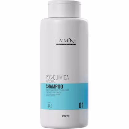 Imagem do produto La'Mine Pós-Química - Shampoo Antiquebra 500ml