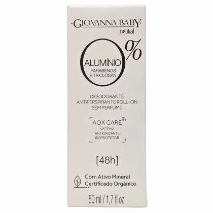 Imagem do produto Giovanna Baby Desodorante Roll-on 0% Alumínio Neutral 48h Vegano 50ml