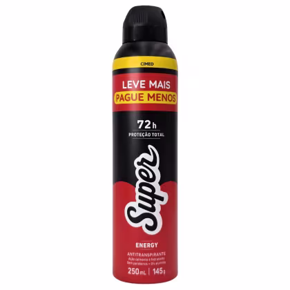 Imagem do produto Cimed Super Energy - Desodorante Antitranspirante Aerossol 250ml