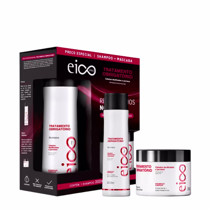 Imagem do produto Kit Eico Pro Tratamento Obrigatório - Shampoo 300ml + Máscara 300g