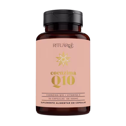 Imagem do produto Suplemento Fórmula Coenzima Q10 Rituária Vitamina E 30 Cápsulas