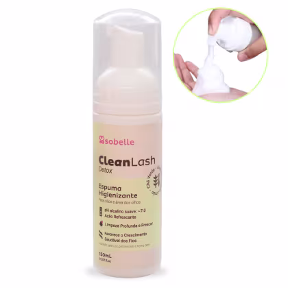 Imagem do produto Sobelle Espuma de Limpeza 150ml Para Higienização Facial e Cílios Detox Ph 7,0