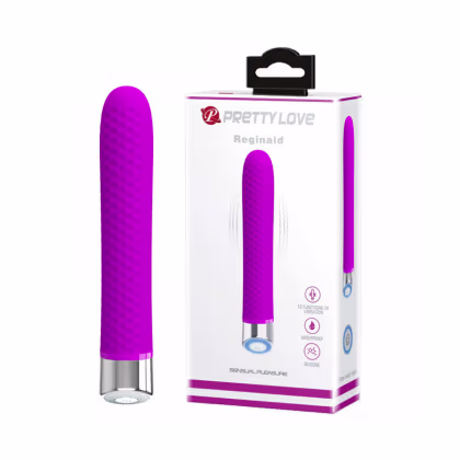 Imagem do produto Vibrador com 12 Vibrações e Textura - Roxo | Reginald