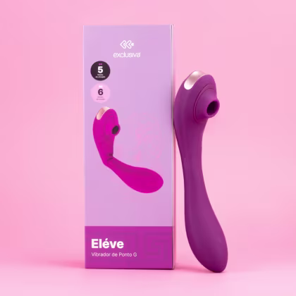 Imagem do produto Vibrador Duplo com Vibrações e Pulsações - Exclusiva Eléve