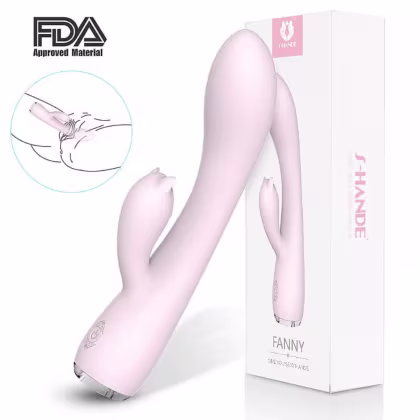Imagem do produto Estimulador Recarregável com 9 Vibrações - Rosa | Fanny