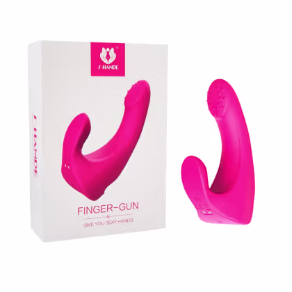 Imagem do produto Dedeira de Ponto G e Clitóris com Vibro - Pink | S-hande