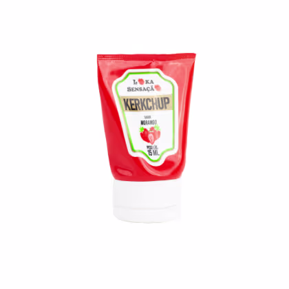 Imagem do produto Bala Líquida em Gel Morango - 15 ml | Loka Sensação Kerkchup