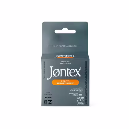 Imagem do produto Preservativo com Efeito Retardante - 3 Unidades | Jontex