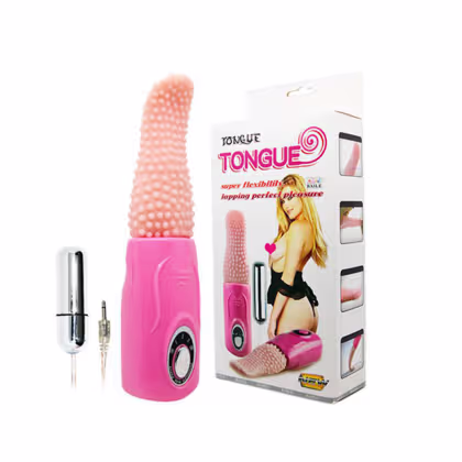 Imagem do produto Estimulador em Forma de Língua, Movimento e Bullet -Lybailte