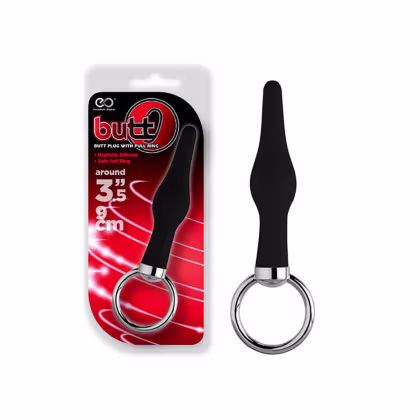 Imagem do produto Plug Anal em Silicone com Alça de Segurança - Butt O